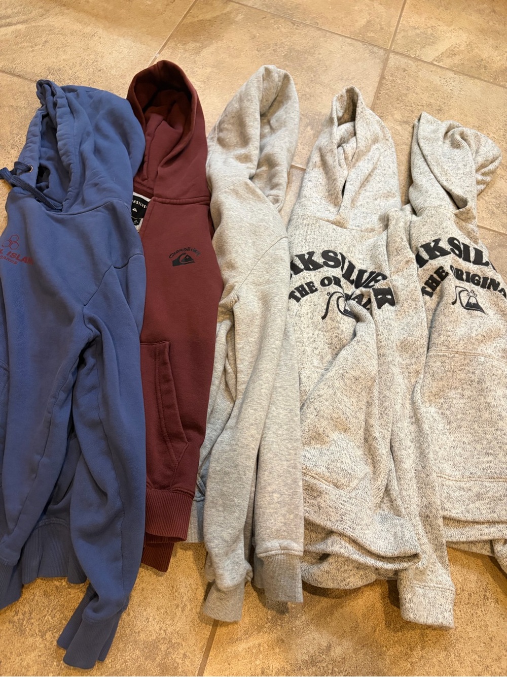 Surfer sweatshirt Bundle-Quiksilver and Channel Islands